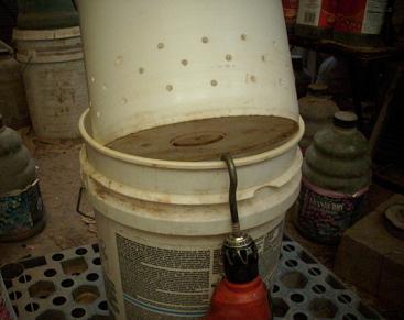 Next in spin-view. Be sure hook stays centered.